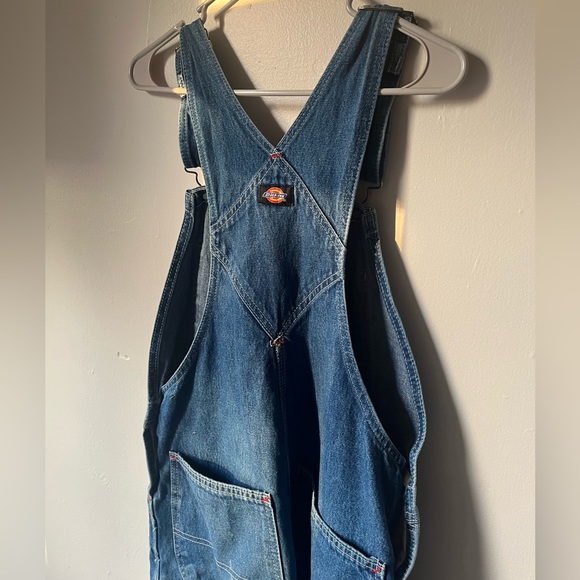 Dickies 32 x 30 distressed overalls Womens M - Picture 2 of 7